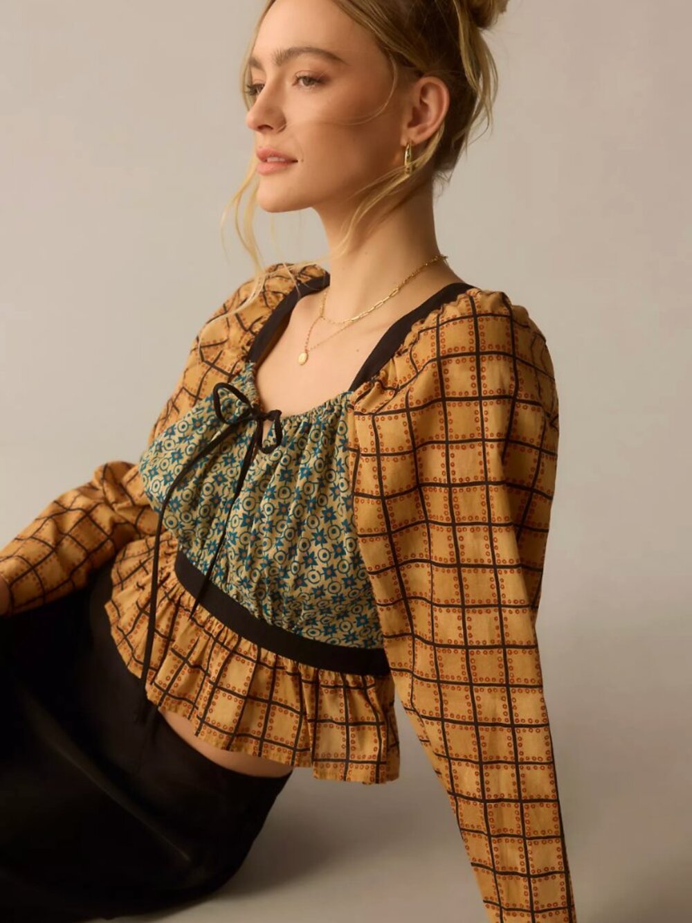 Ciao Lucia Bellissa Cropped Blouse - Sold out!